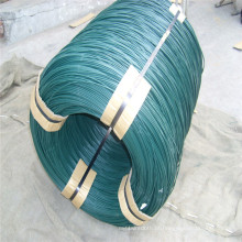 Fio de aço galvanizado verde do verde do PVC